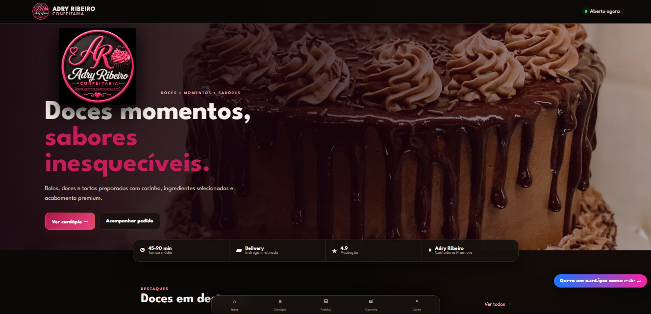 Demo Confeitaria
