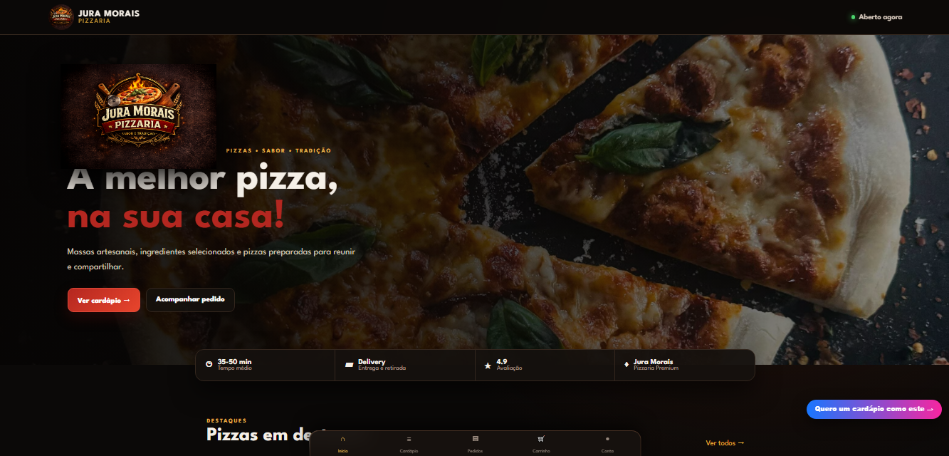 Cardápios Delivery